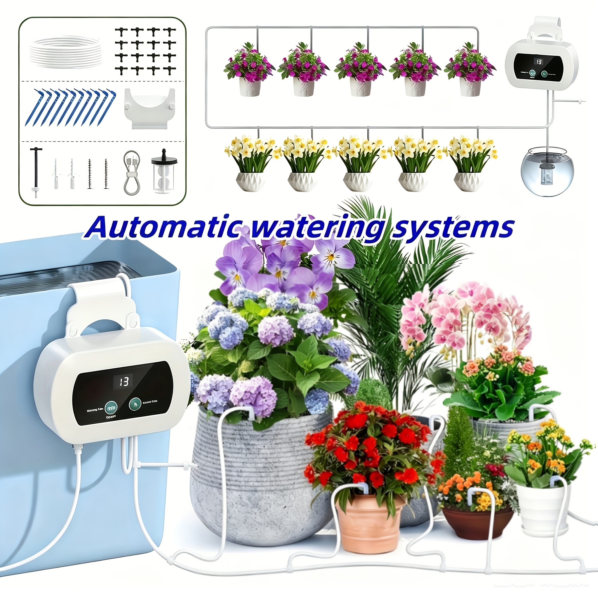 usb drip irrigation system automatic watering system built - Temu