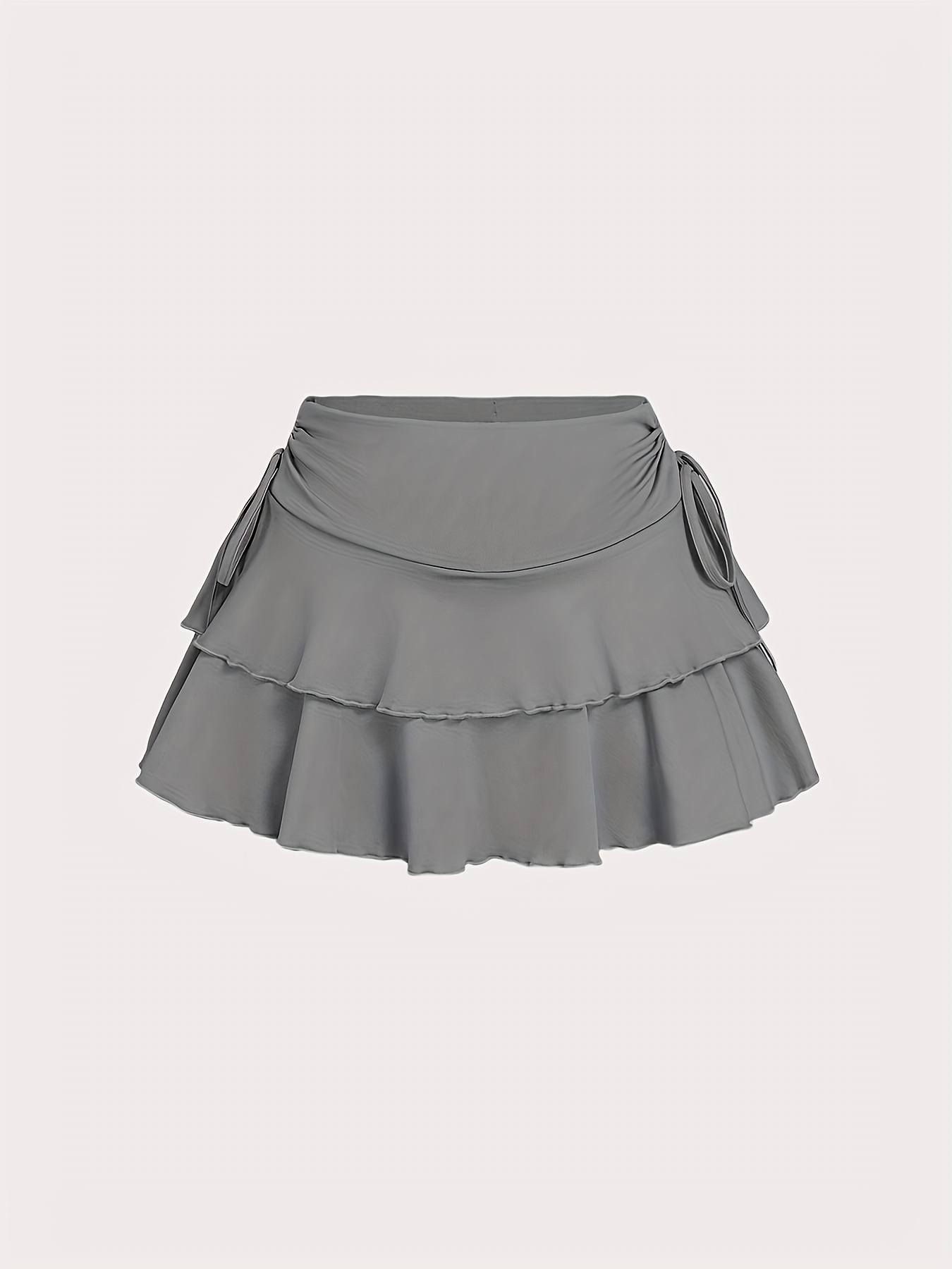 スカート andmary Chuchu flare mini skirt gray S andmary Chuchu flare mini skirt gray S