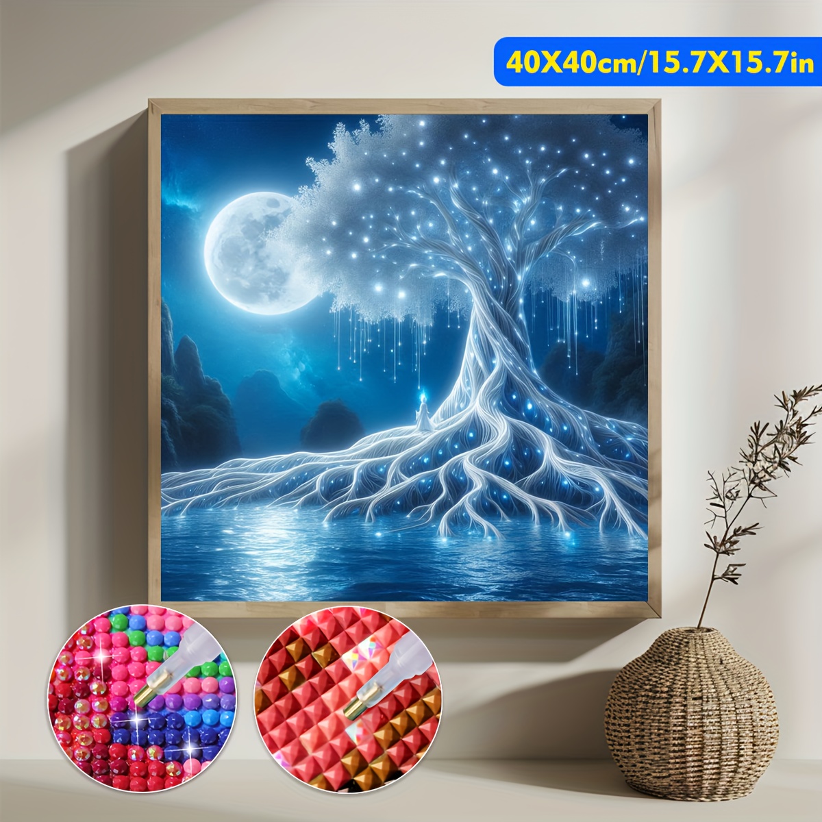 Tableau Art Diamant 5D Complet - Kit De Création - Décoration Maison Ou Cadeau - Neuf