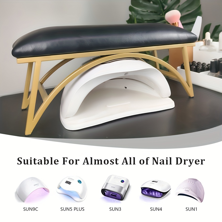 

1pc Manicure Hand Pillow Manicure Studio Manicure Hand Rest Metal Base Soft Leather Surface Manicure Tool Set Manicure Handrest