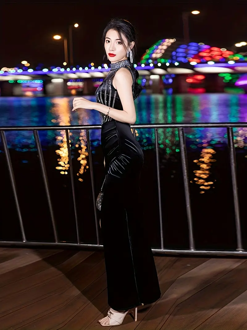 High-End Sexy Elegant Evening Bodycon Dress High-End Sexy Elegant Evening Bodycon Dress