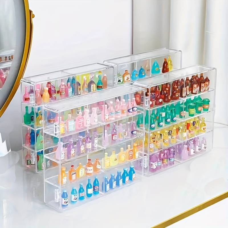 香水 ミニチュア 大量 ディスプレイ 飾り棚 ミニチュア】オーナメント ドール 食品 プレイ 小型ボトル 収納