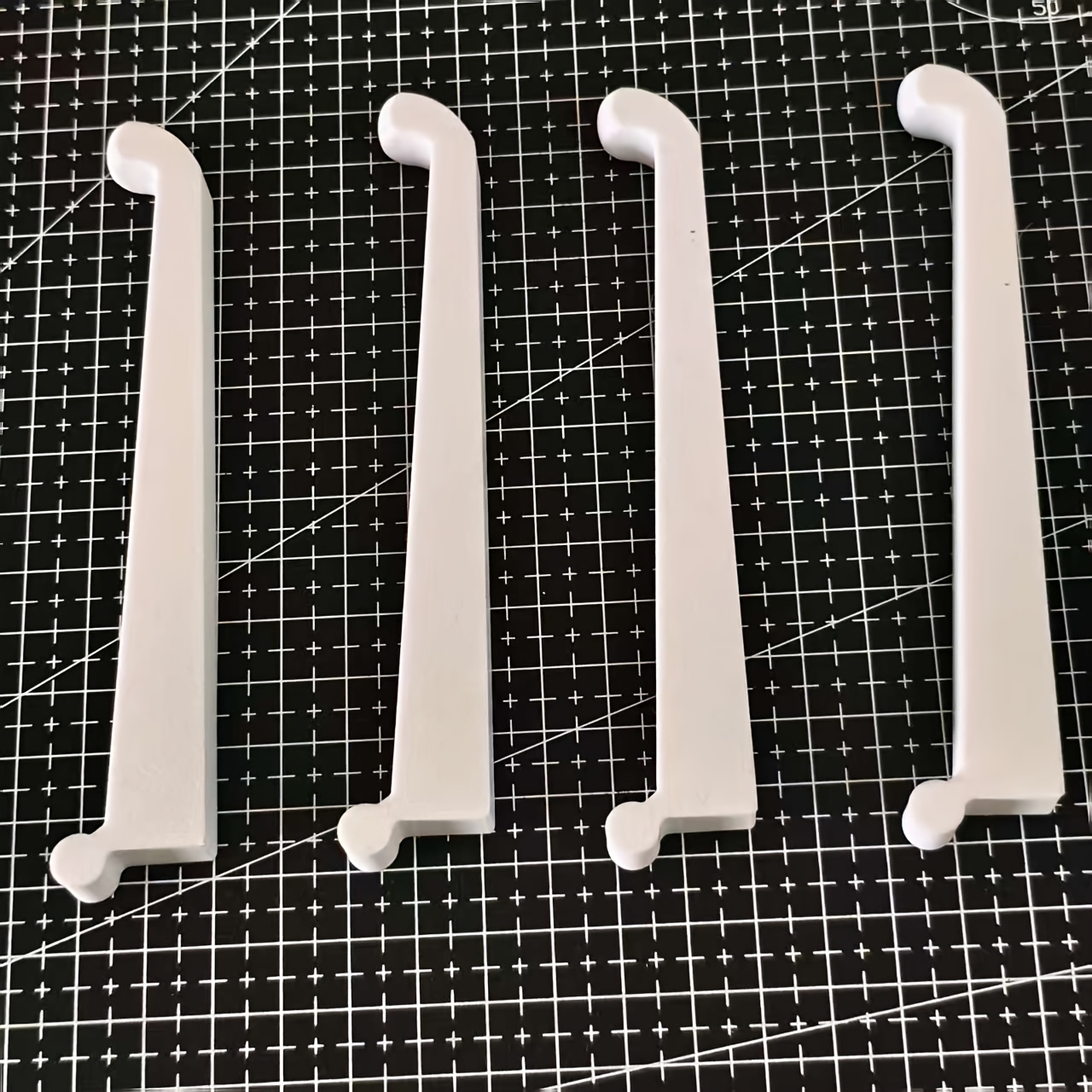 Image of 4pcs Rv Keder Track Hooks | Suitable For Car Windows Above Keder Tracks, For Hanging Lights, Lanterns, Curtains, And Clothing