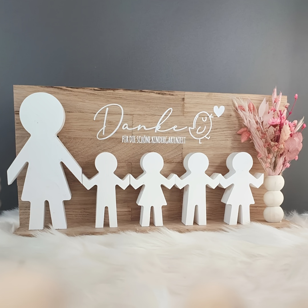 

Family Silicone Mold Kit - Diy Hand-in-hand Design For Desktop Decor, Car Fresheners & Plaster Crafts