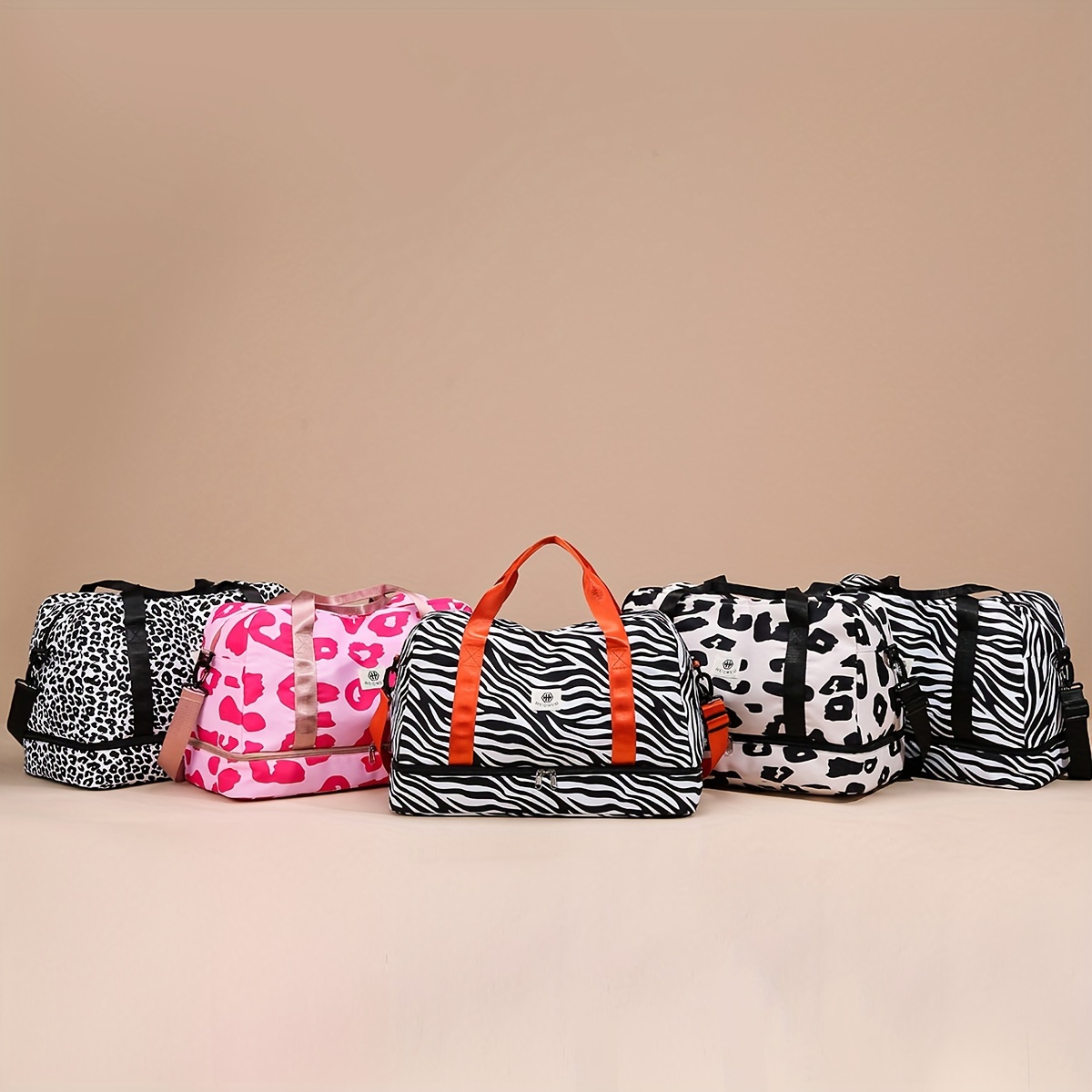 tic tac toe large capacity travel bag women - Temu