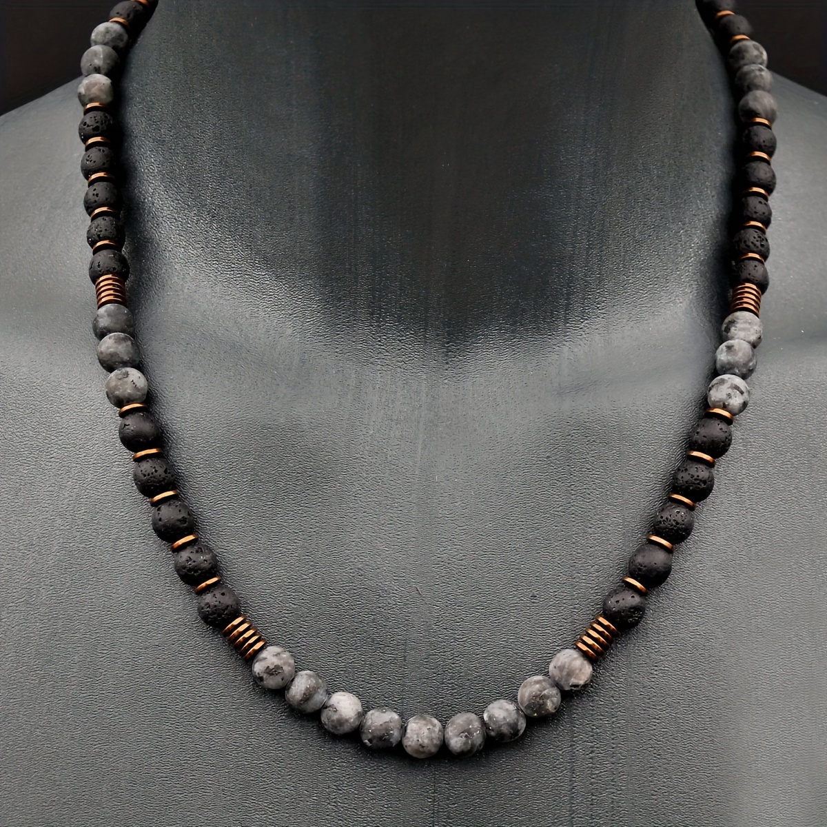 

Necklace - Stone & Copper, For Men And Women