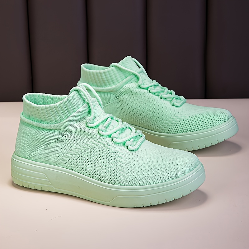 mens casual knit sock sneakers lightweight breathable - Temu  display picture 1