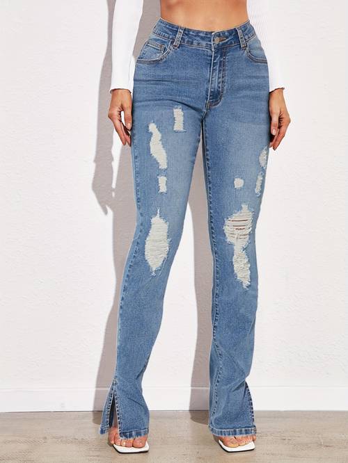 skinny jeans flattering fit jeans versatile straight leg jeans casual denim pants