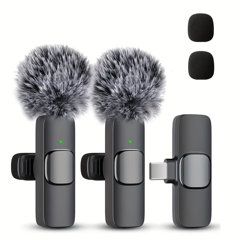 imagen del artículo Micrófono Lavalier Inalámbrico Profesional Kouzone, Diseño Ligero con Clip, Adecuado para Interfaz USB-C, para Transmisiones en Vivo, Grabación de Audio y Video, Gaming en Vivo, Entrevistas y Vlogging. Micrófono para Estrellas y Guirnaldas al Aire Libre Stars & Stripes