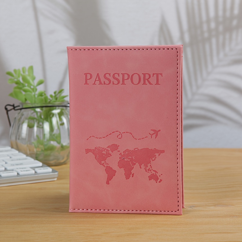 1pc Simple Passport Holder, Convenient Passport Case