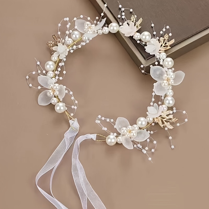1pc Girl Flower Crown Headband Hair Accessory Suitable For Wearing With Fairy Dresses During .