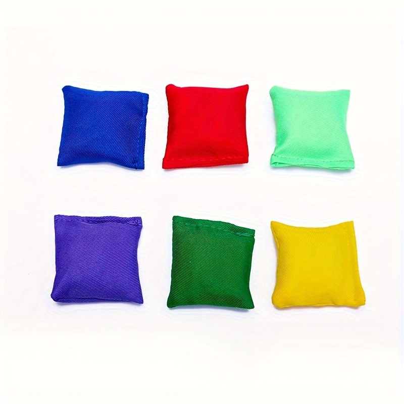 

10/12pcs 5cm Small Sandbags, Throwing Game Square Sandbags, Indoor Outdoor Toss Game Supplies