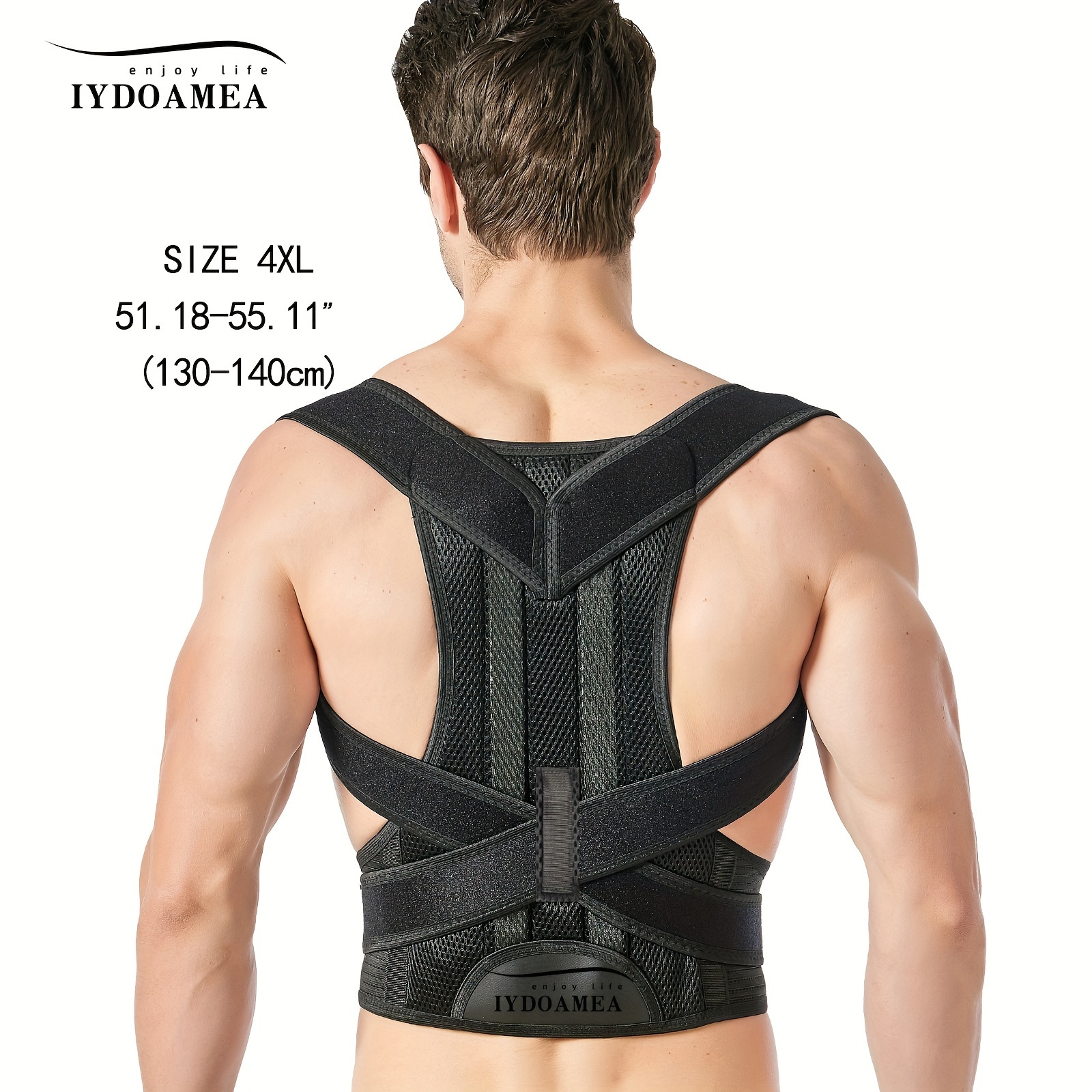 Back Posture Corrector Shoulder Straight Support Brace Belt Therapy Men &  Women