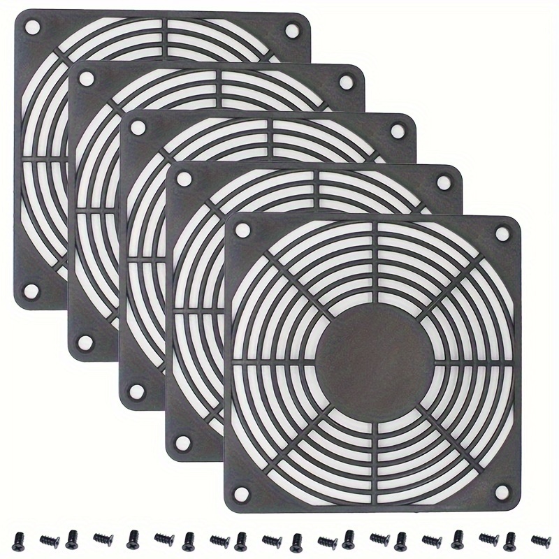 Computer Fan Grills Screws Abs Plastic Ventilation Mesh Temu