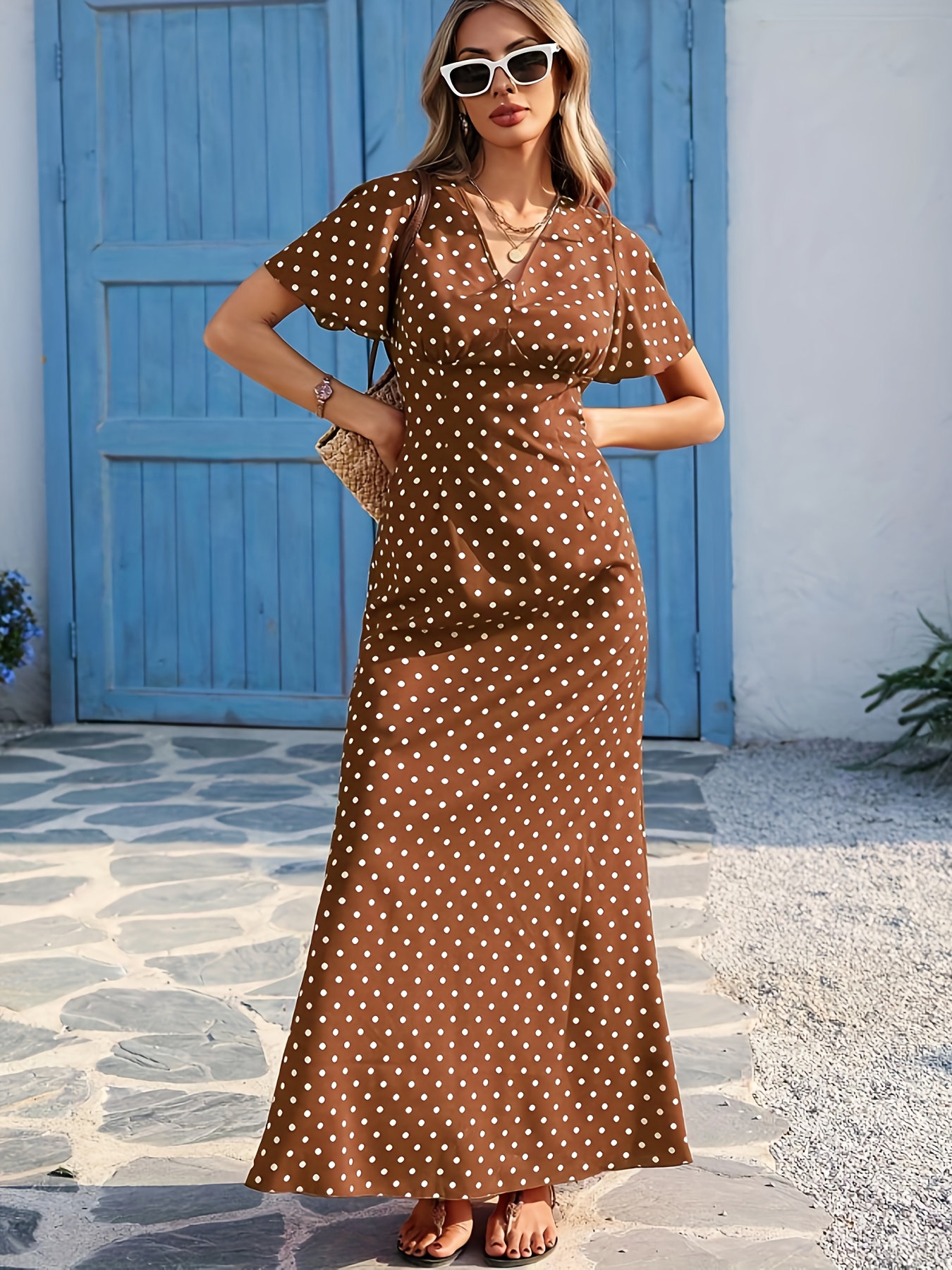 womens fit v neck short sleeve dress short - Temu Oman