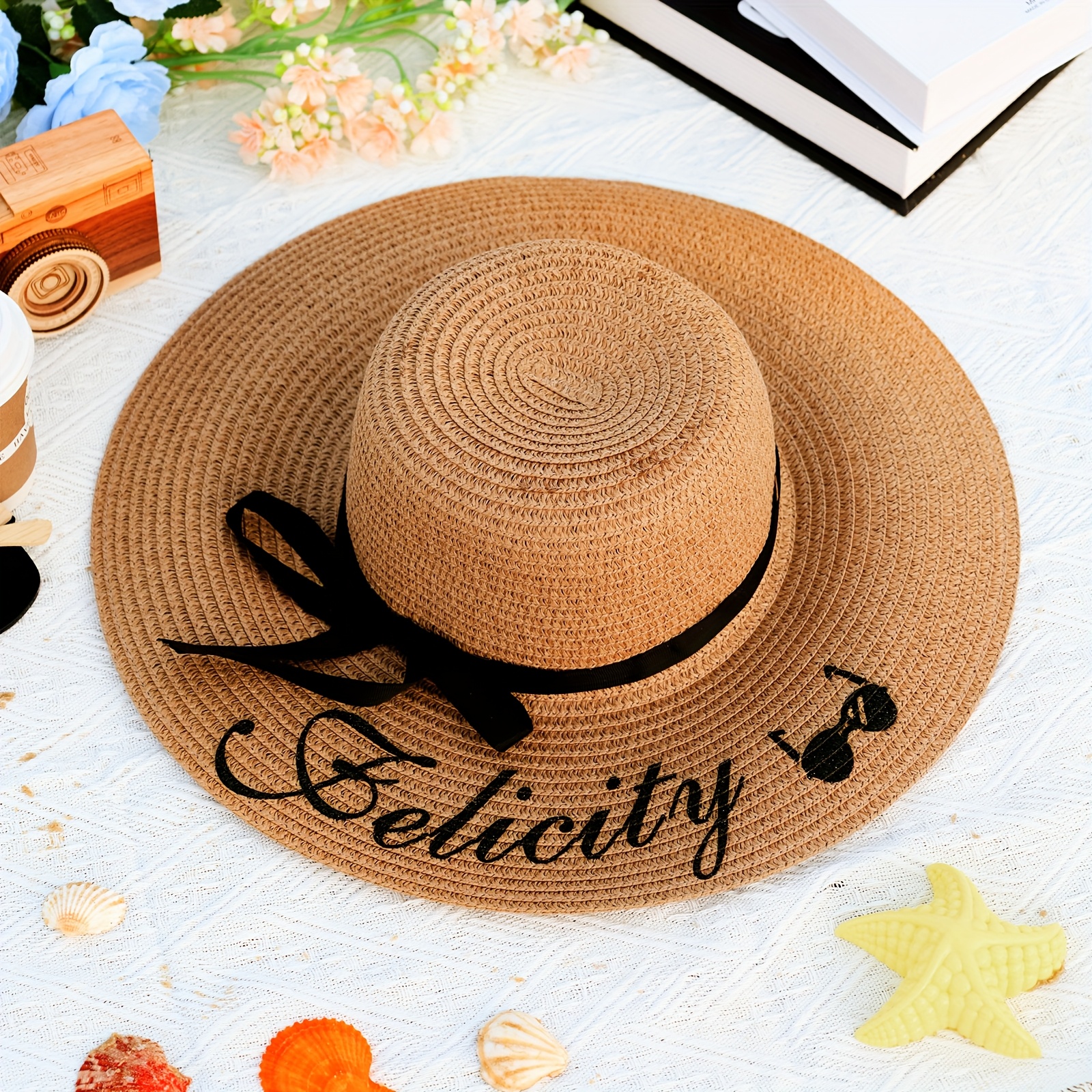 TEMU de personalizado con - ¡Añade tu !, Ideal para playa, viajes al y reuniones sociales, regalo de boda//Día de San Valentín para mujer, regalo