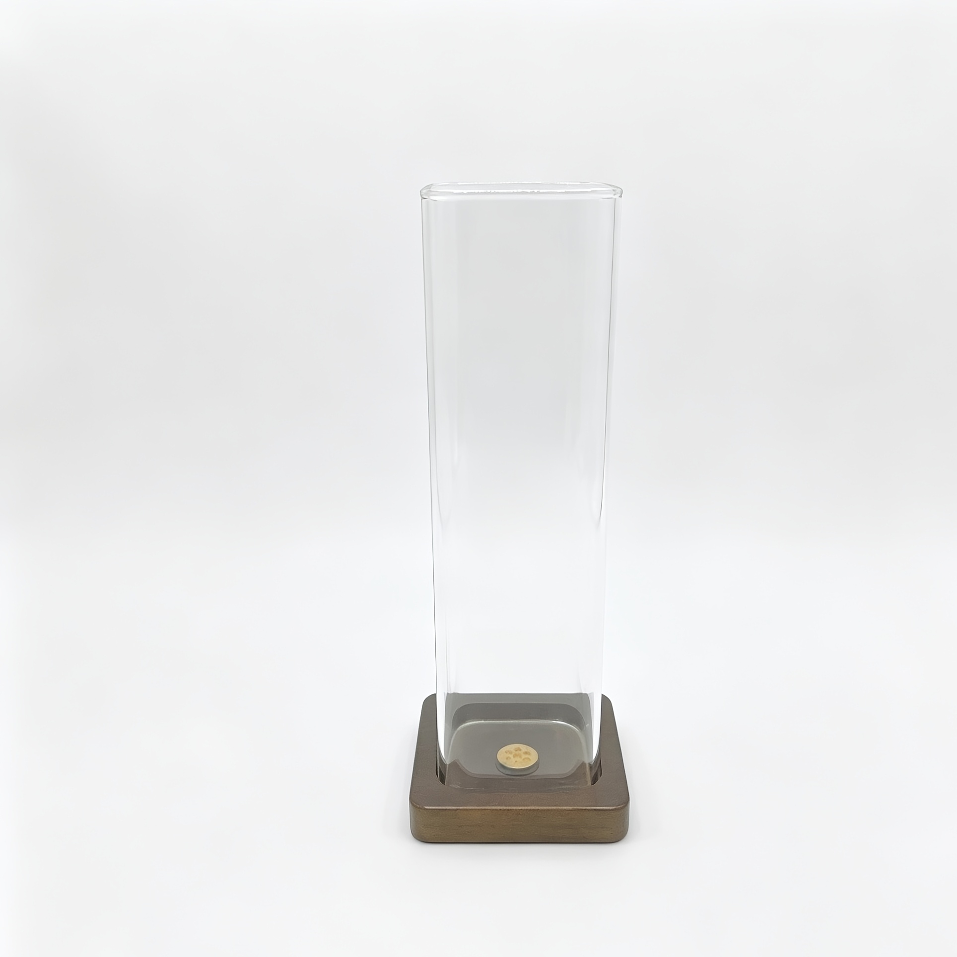 TEMU Minimalist Glass Incense Holder With Removable Ash Tray - Easy-to-clean Rectangular Stick Holder, Indoor , Balcony, Scent Decor, Suitable For