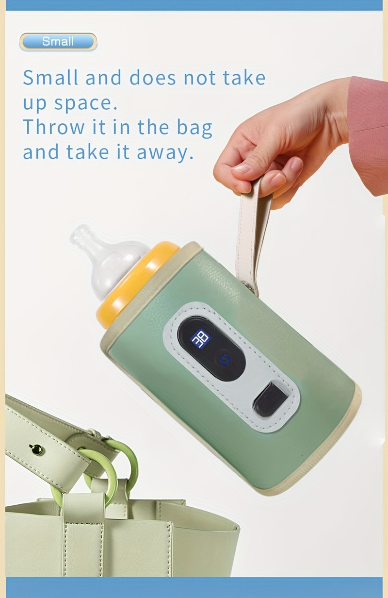 Electronic Intelligent Digital Display Insulation Device, Bottle Insulation Cover Can Keep Warm And Heat, Suitable for Various Bottles, Portable Bottle Warmer (USB Plug-In Version)