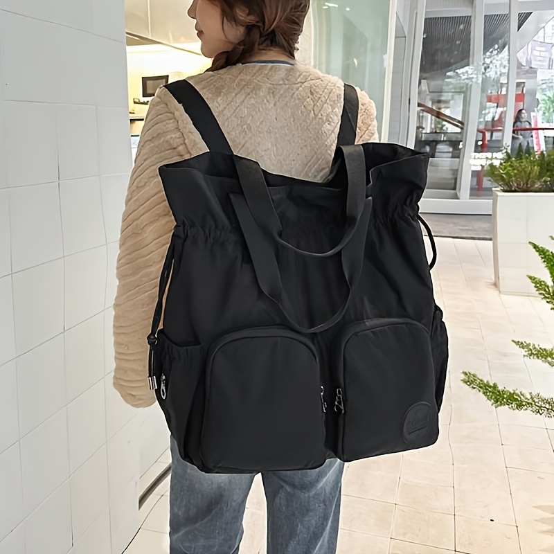 TEMU New Multi-functional Ultra-lightweight Single Shoulder Bag, Minimalist Fashion Backpack, Short-trip Luggage Bag, Large-capacity Camping
