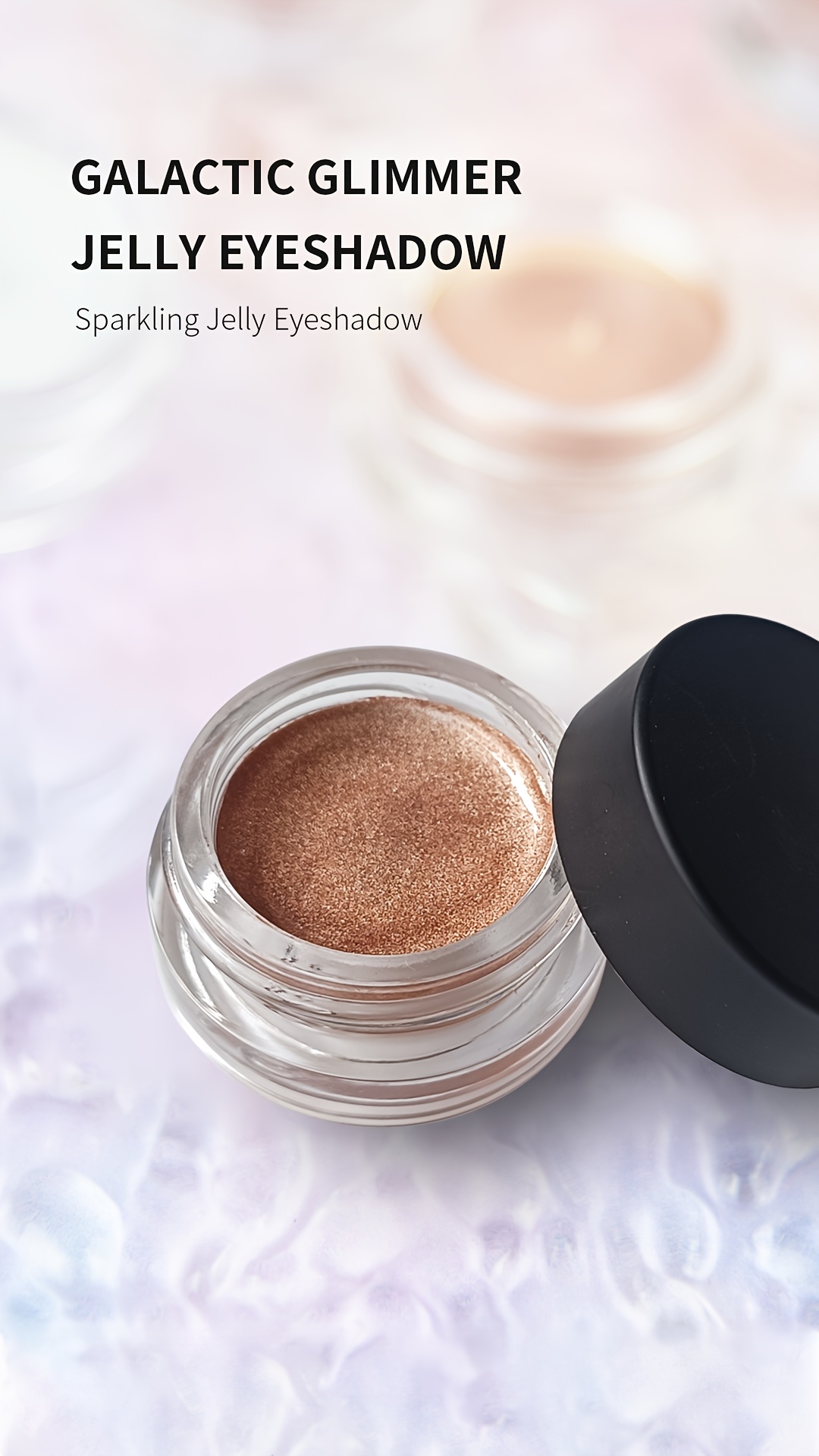 1pc Sunset Copper Jelly Eyeshadow | Bewitching Solo Shimmer Gel Formula | Y Radiance | Ultimate Eye Polish, Non-fading Intensity, Seamless Application, Luminous Definition, Gel-to-Powder, No-transfer, Sheer Luxury, High-Shine Women's Makeup