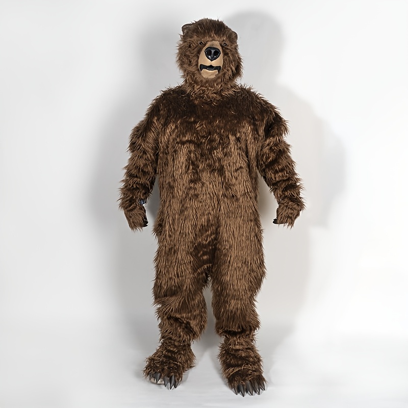 Orso Bruno Costume Orso Mascotte Orso Adulto Travestimento Da Orso