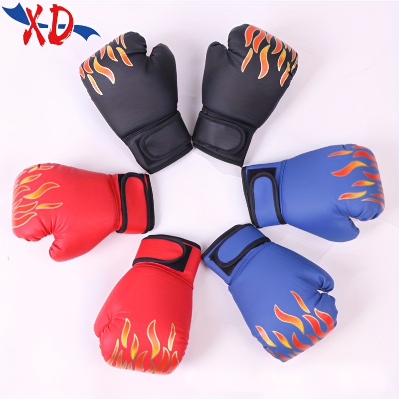 

1 Pair Children's Boxing Gloves, Suitable For Taekwondo, Indoor Outdoor Training, , Combat, Suitable For Ages 5-12