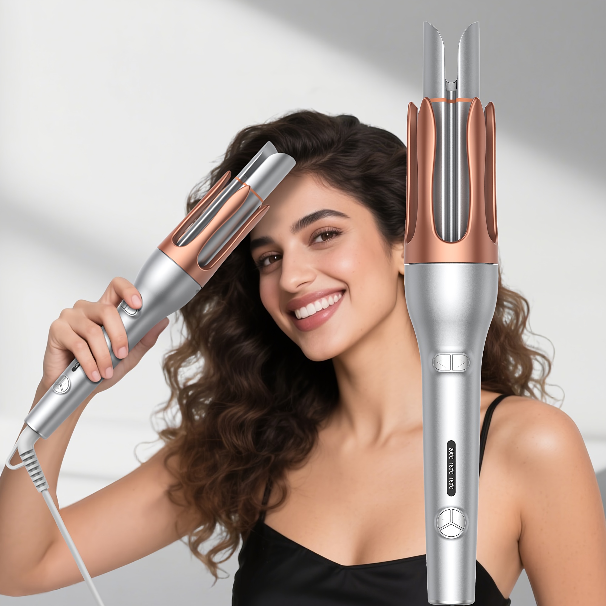 ATOPSKINS Automatische roterende krultang-haarstok