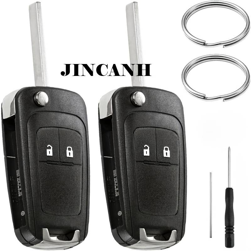 2pcs 2-button Car Key Shell For Adam, , , , Mokka, And For Cruze, , , Spark, , , Matiz (accessories Included)