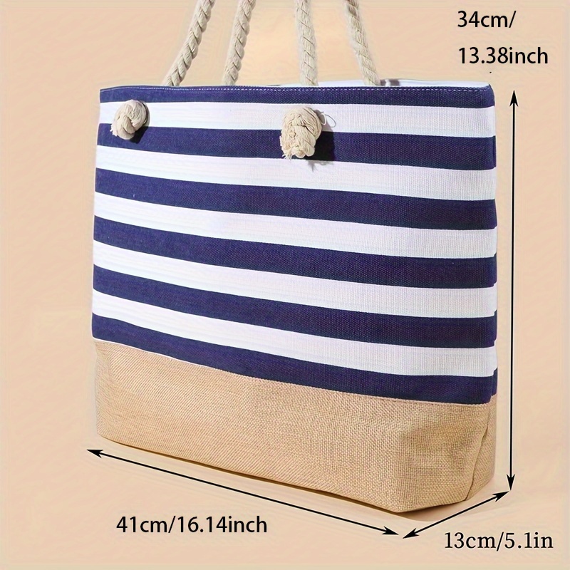 Borsa da mare a righe multicolor | Borse per la spiaggia