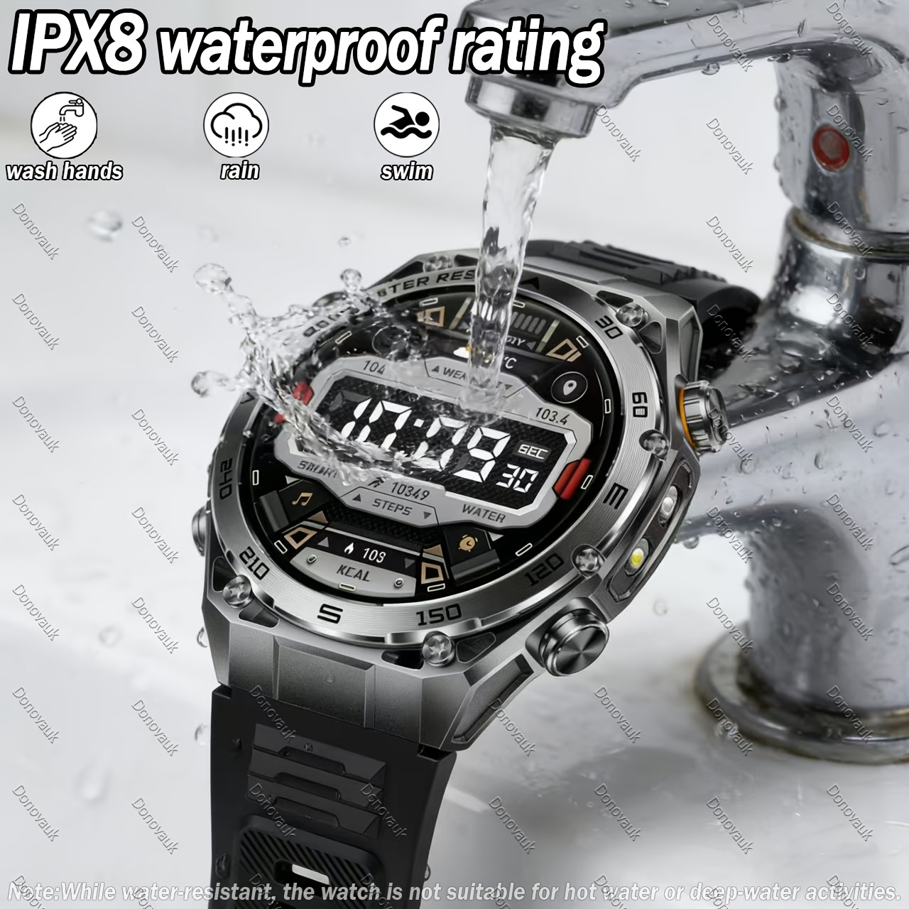Durable Smartwatch with Lightweight Alloy Design