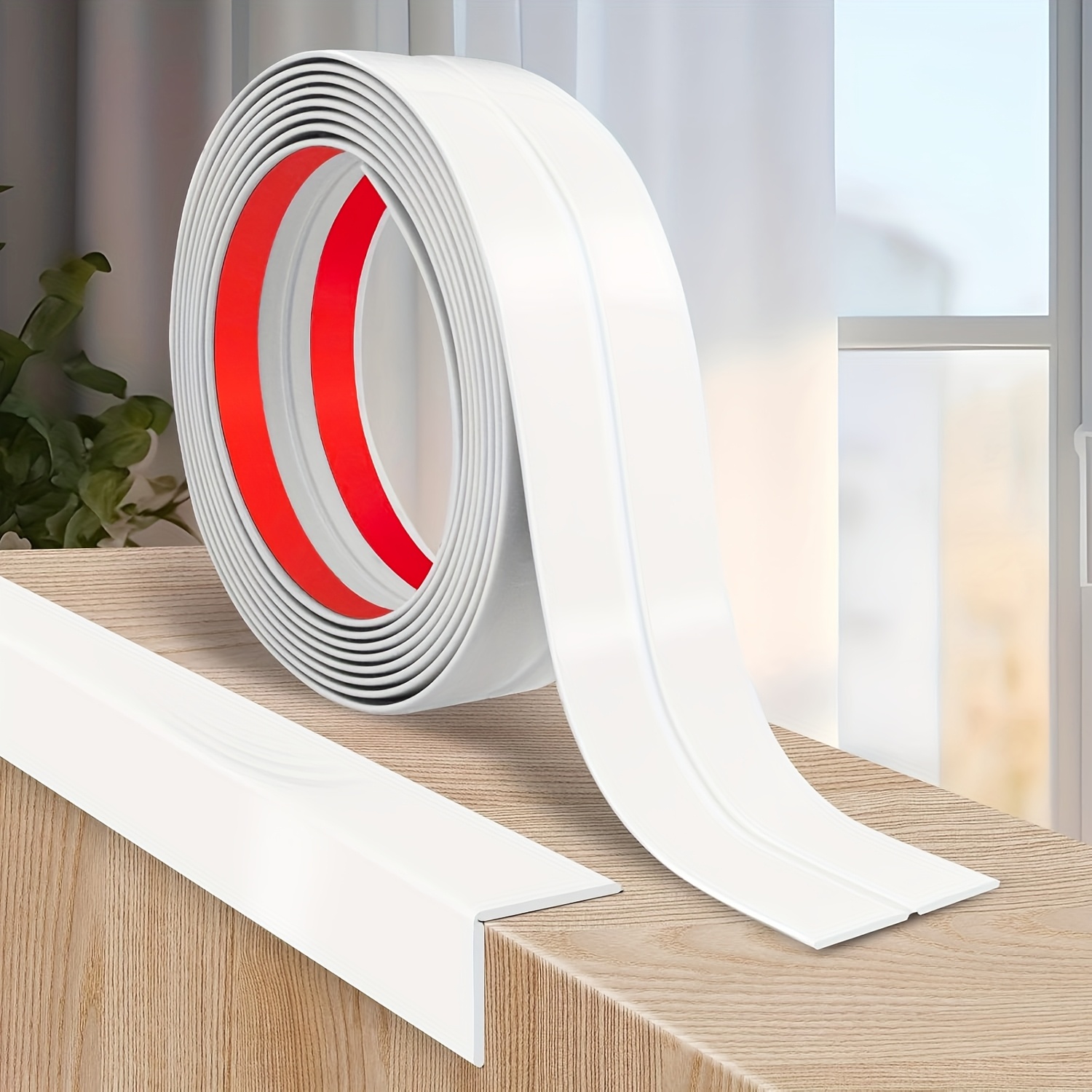 self   protective tape designed to cover   providing bumper guards for furniture to protect against sharp corners suitable for cabinets and tables with a length of 9 84 feet 3 meters