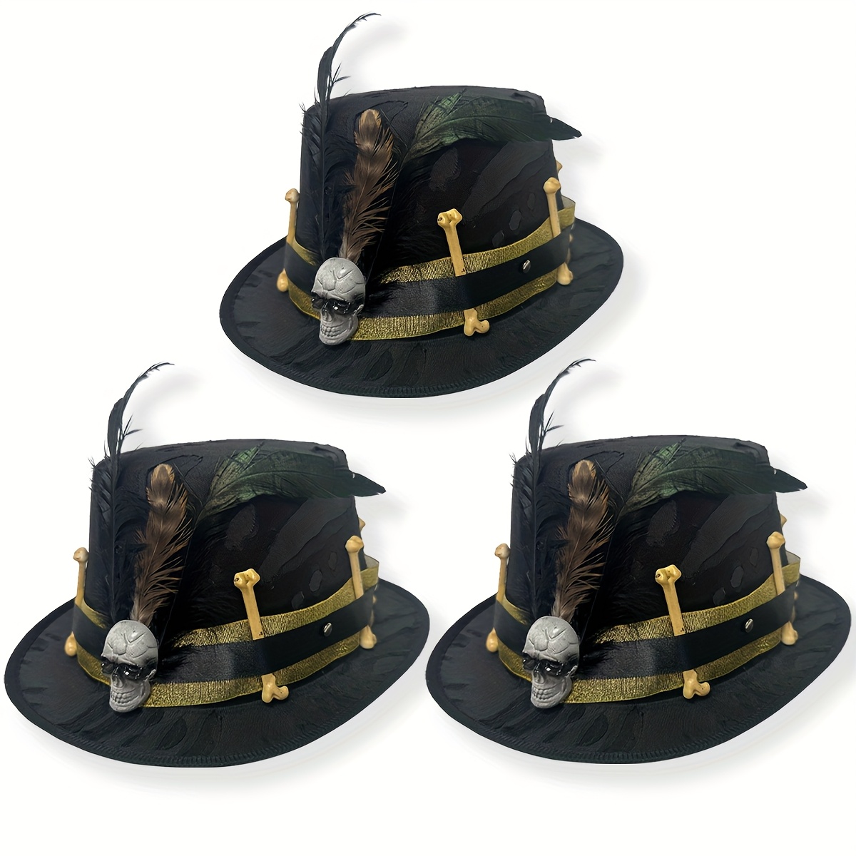 pack multicolor womens steampunk top hat Temu