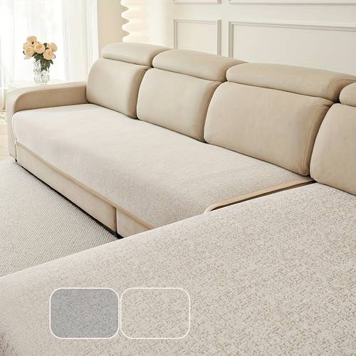 2pcs modern sofa cover set for l shaped split section sofas non slip pet friendly furniture protectors machine washable cushion covers for 2 3 4 seater couches no bulk padding