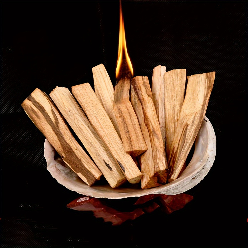 

10/15pcs Palo Incense Sticks Wooden Smudging Strips Aroma Diffuser Stains Stick Aromatherapy Burn Wooden Sticks No Smell