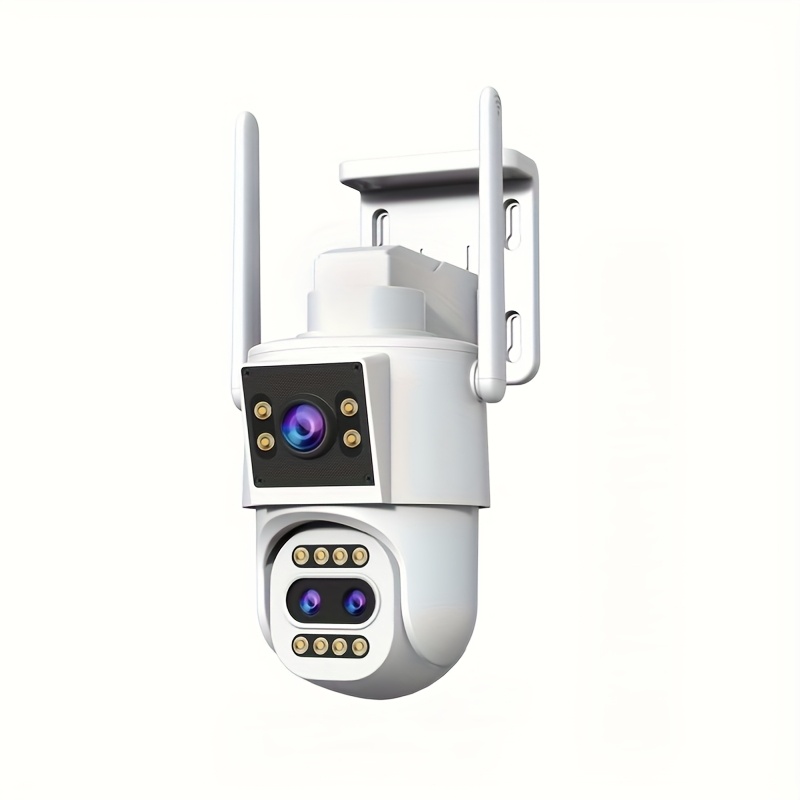 Jooan Cam720 App Smart Surveillance System, Automatic Ap Hotspot Monitoring Without Internet, 3 Cameras For 360° Panoramic Coverage, Cloud & Sd Card Storage And , 10x Optical Zoom For Detail Viewing