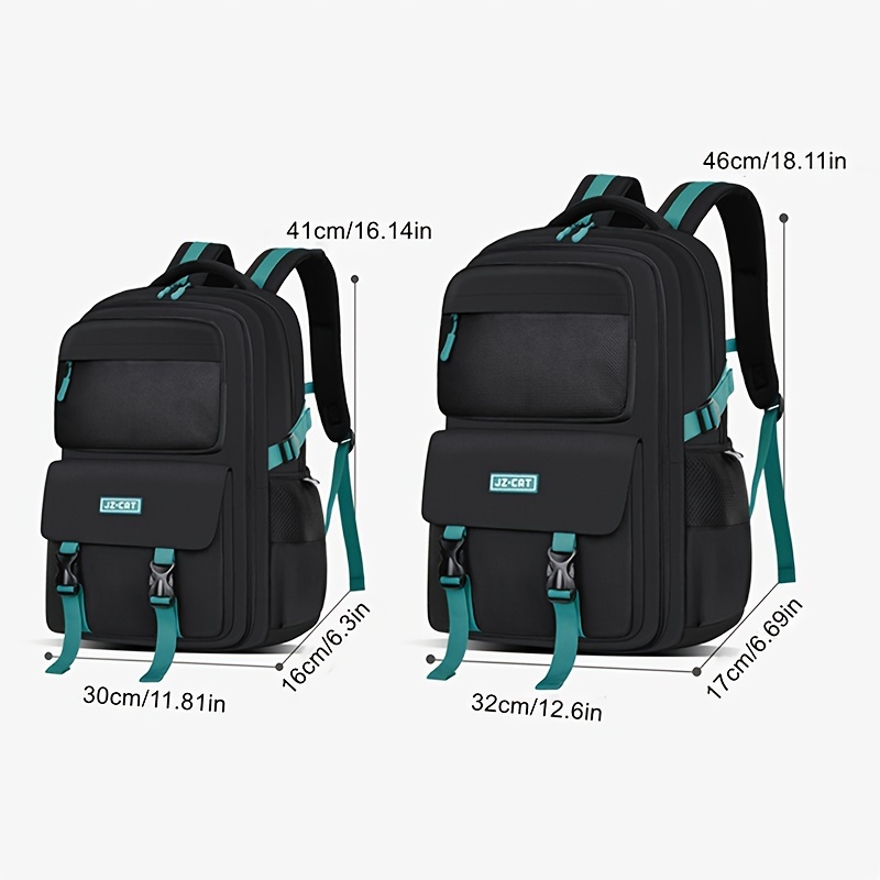 New student backpack, large capacity backpack, versatile bag for boys