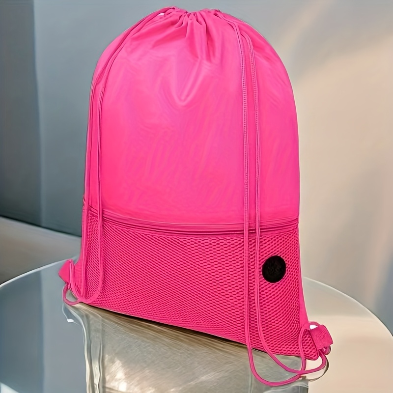 Fashion Casual Backpack, Portable Foldable Sports Bag, Drawstring Backpack, Unisex Gift Practical Pocket Bag