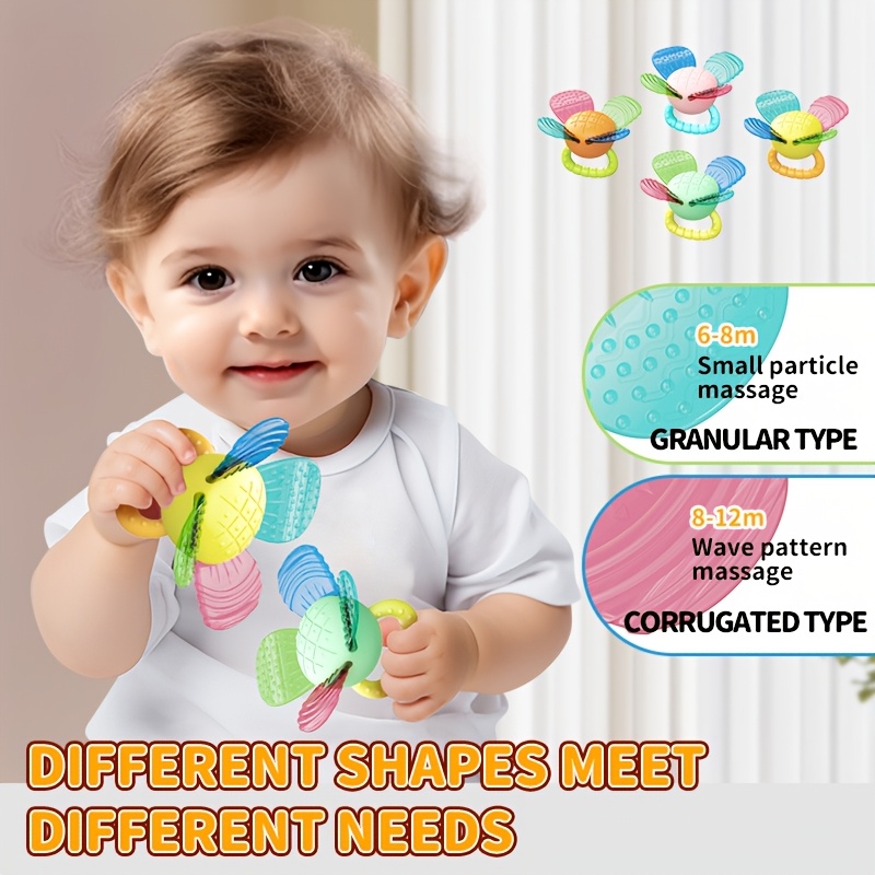 teething toys for baby baby teethers 0-6 months, for newborn