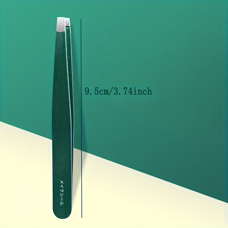High-precision Slant-tip Tweezers With Storage Box, Suitable For Men And Women For Hair Removal, Eyebrow Shaping, And