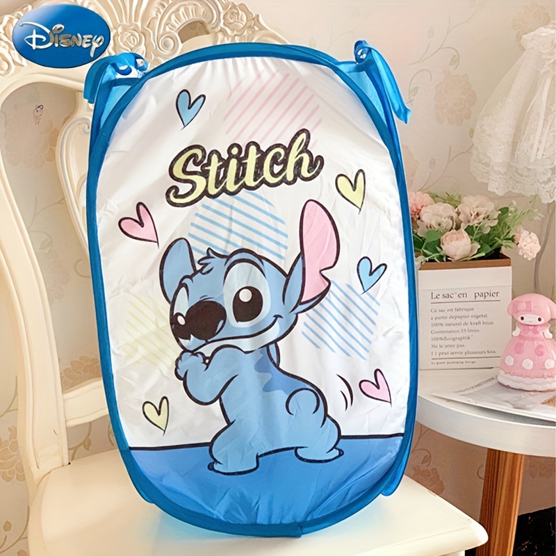 

Disney Stitch Pattern Design Large Capacity Dirty Clothes Basket, Cartoon Laundry Basket