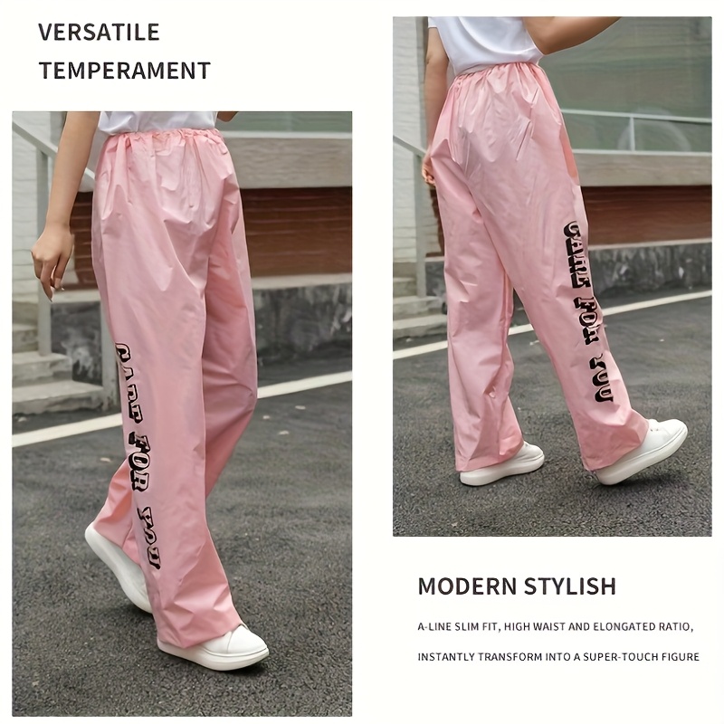 TEMU New Thick Printed Eva Rain Pants, Waterproof And Ultra-thick Portable Rain Trousers For The Lower Body, Unisex Hiking And Climbing Separate