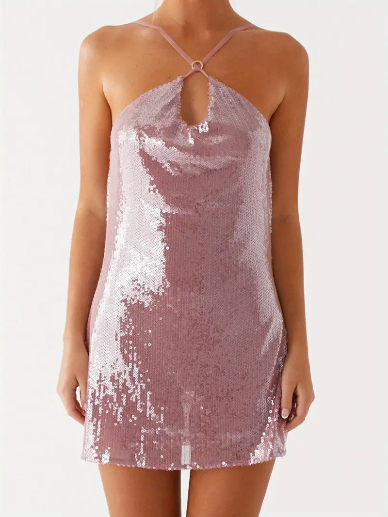 women mini dress sequins sleeveless spaghetti strap dress - Temu Canada women mini dress sequins sleeveless spaghetti strap dress - Temu Canada