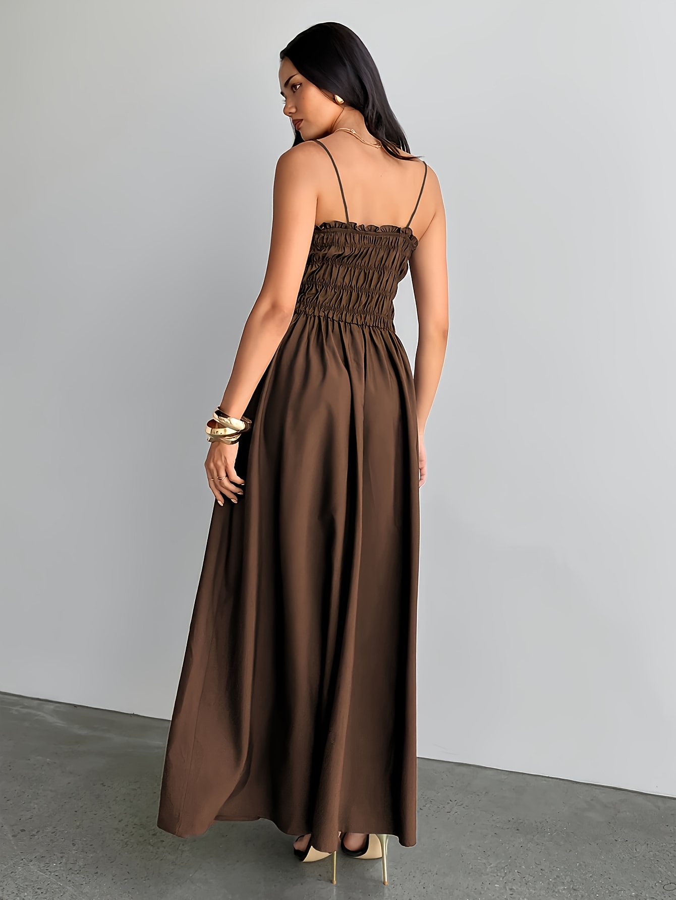 tube top graduation dress plus size coffee colored conservative style 2025Halloween