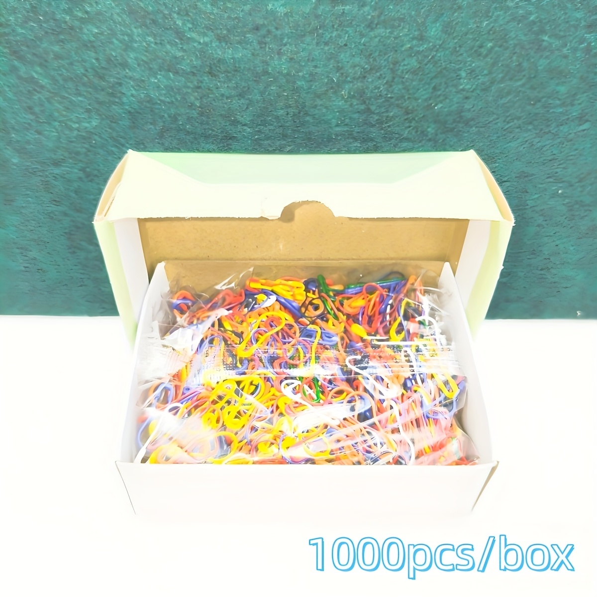 TEMU 1000pcs Gourd-shaped Safety Pins Set - Colorful Quilting Pins For Craft Diy, Clothing Tags, And Gift Decoration, Assorted Colors