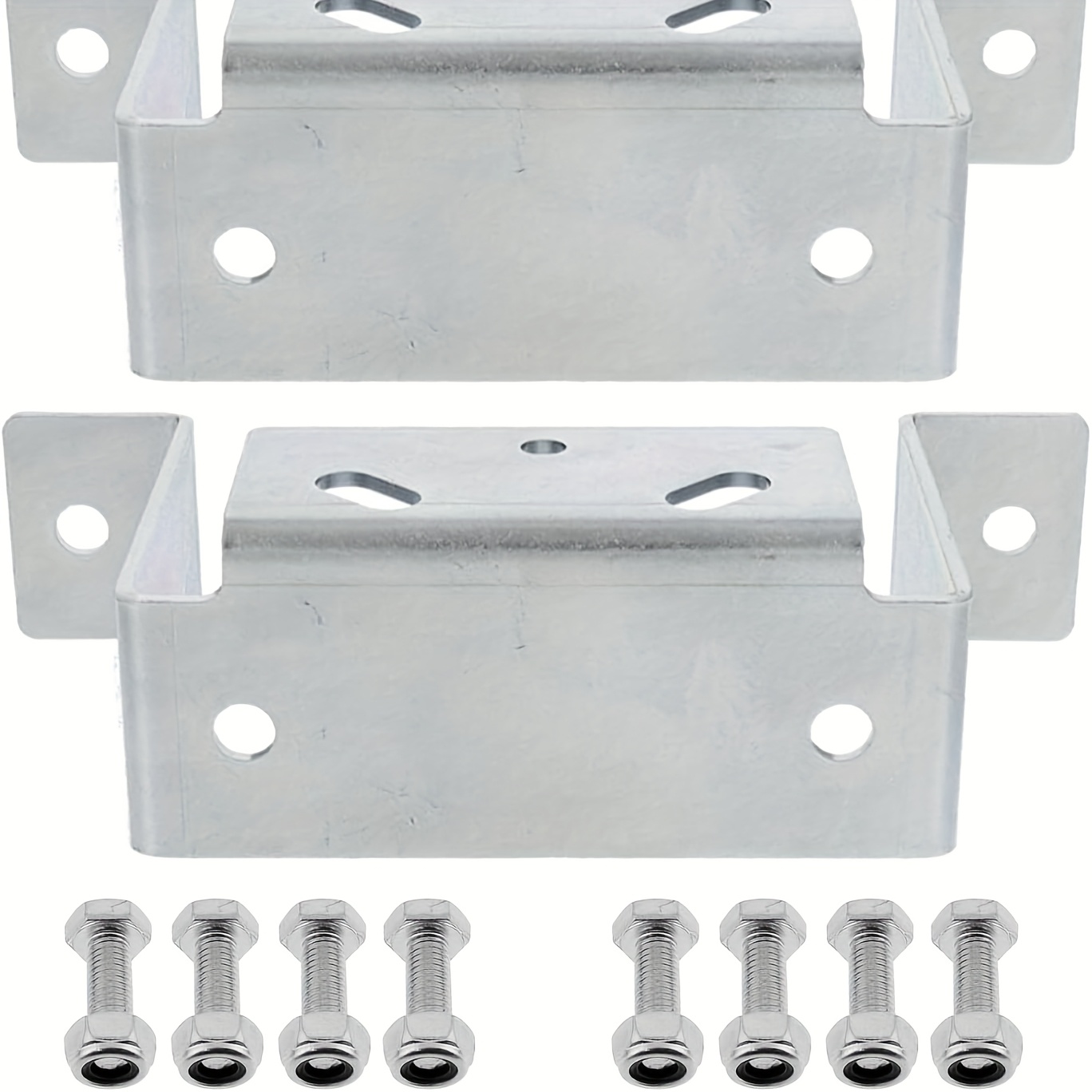 2 X Bracket Suitable For Trailers For Support Supports Clamp Holder Including Screw Set