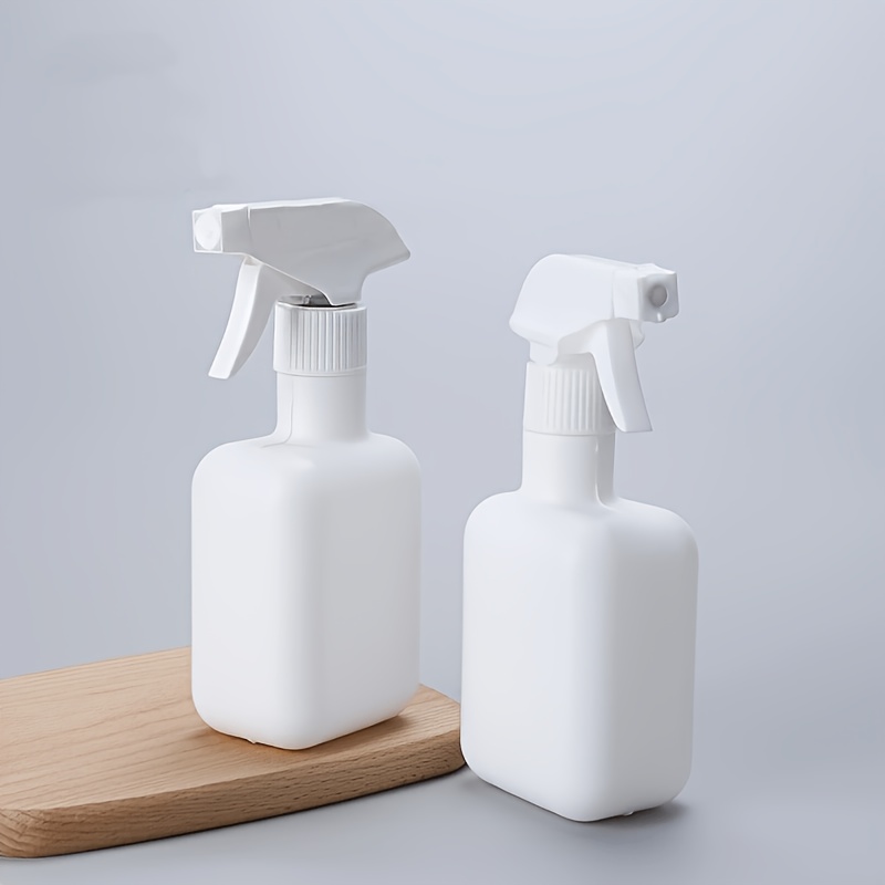 TEMU Set Of 2 Square Empty Spray Bottles Ideal For Holding Detergent, Hair Products, Liquid For Hairstyling, Sub-packaging, And Handheld Spraying,