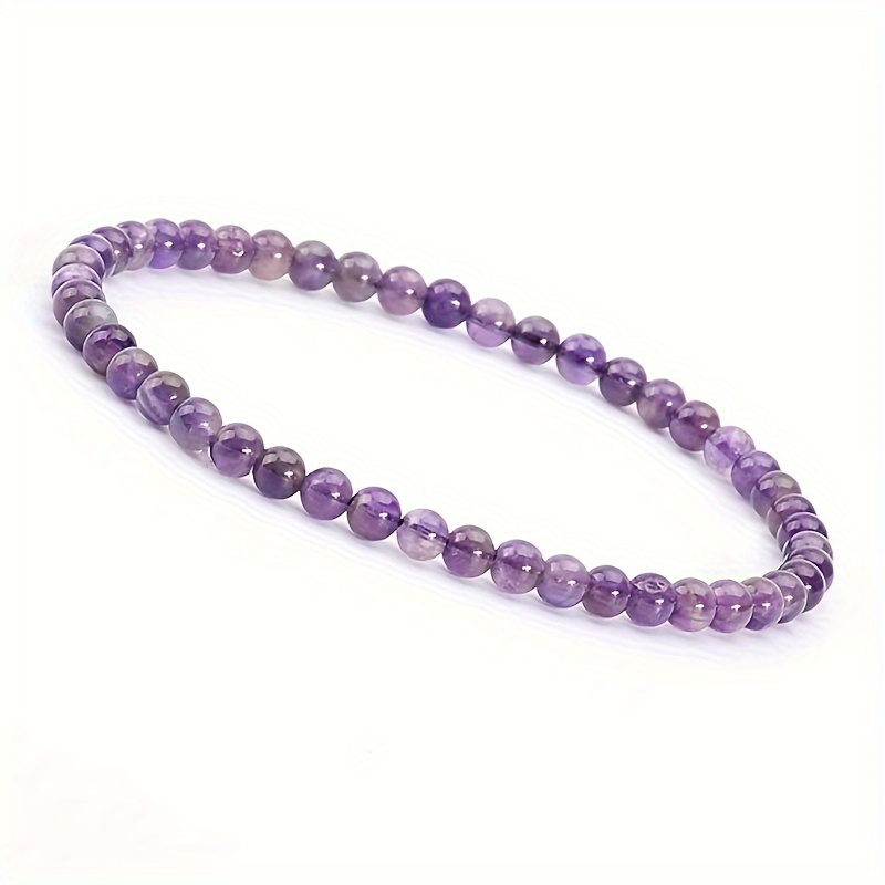4mm Mini Amethyst, Agate, and Turquoise Bracelet Set