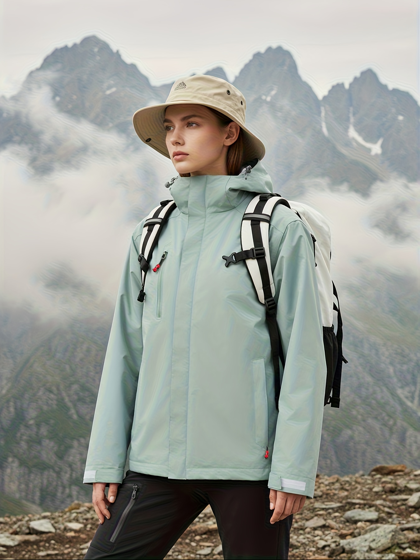 Veste Montane Femme Taille S – Mauve – Idéale Randonnée (sans étiquettes)
