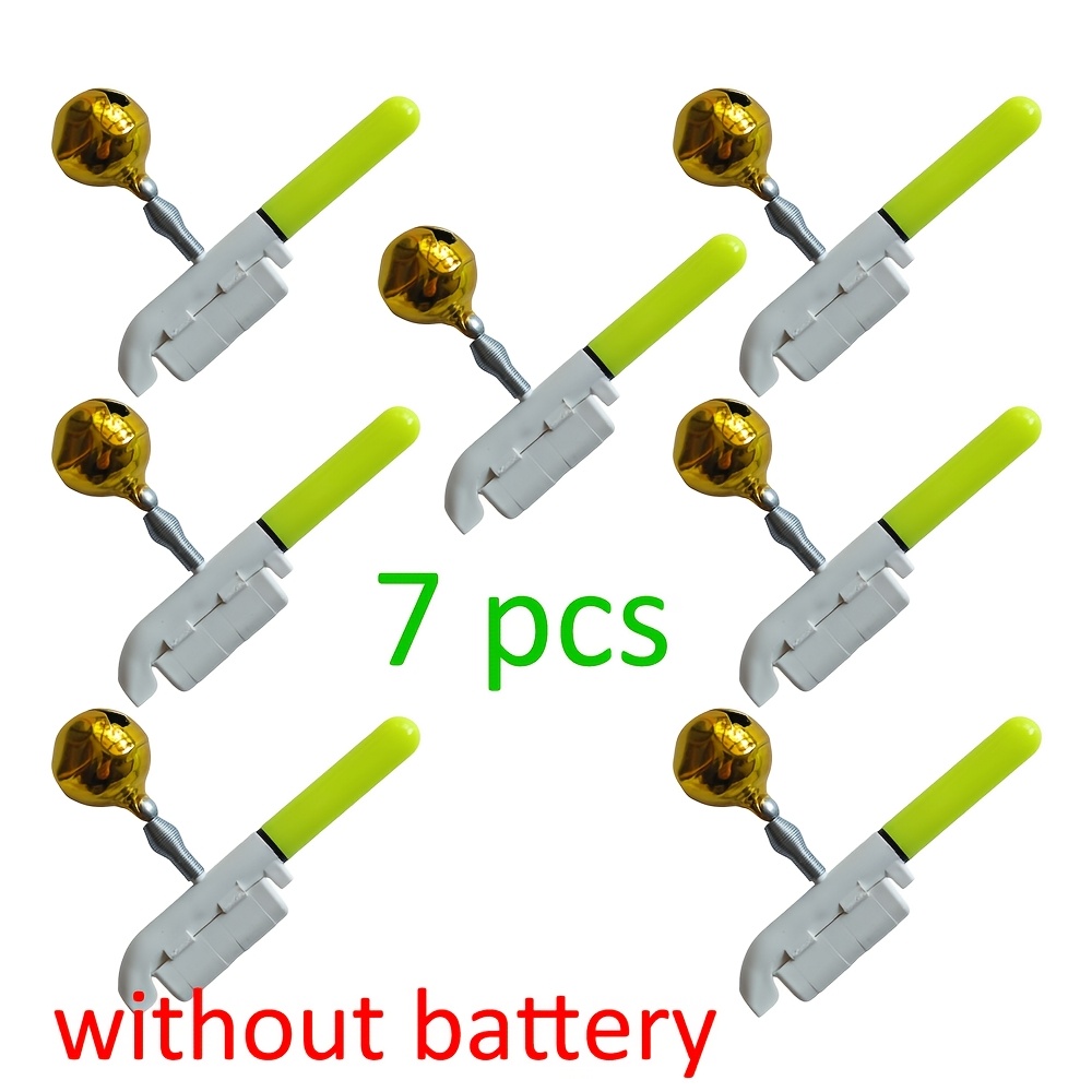 Image of 2pcs/7pcs High-visibility Led Bite Indicators For Fishing, Optional Night Fishing Indicator Lights Suitable For Sea Fishing And Rock Fishing, Fishing Accessories Rod Lights