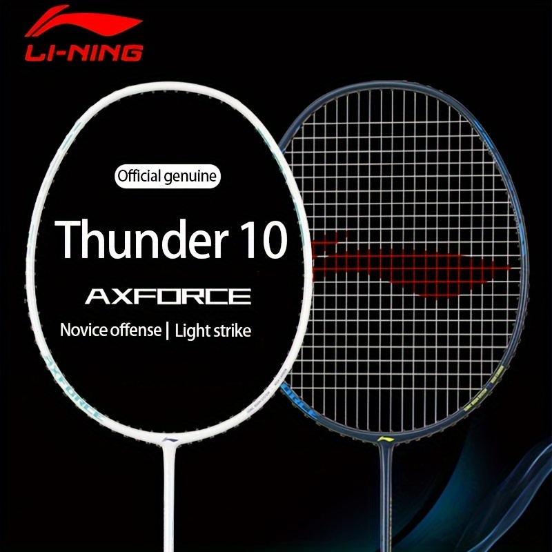 li サンダー 10 axforce カー バドミントンラケット メンズ